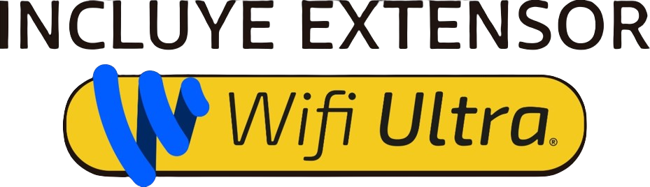 Incluye extensor WiFi Ultra